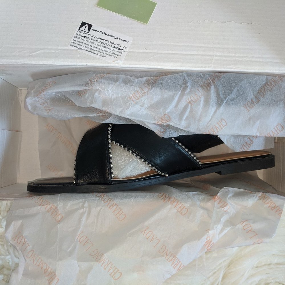 Charming Lady Flats Lamar Black 7.5 - Picture 5 of 5